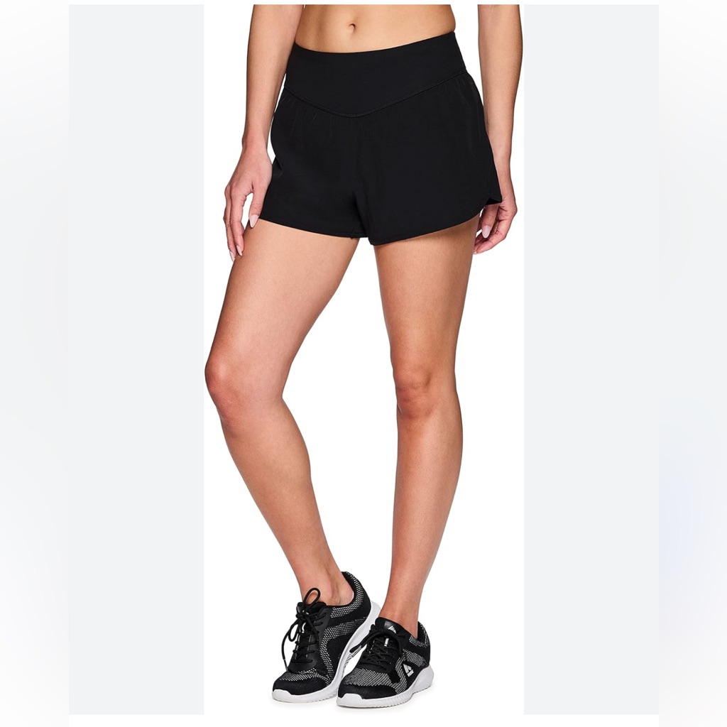 Rbx Black Athletic Gym Shorts Quick Dry Lightweight Breathable Active - Size L